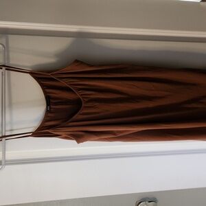 Zara Light Brown Maxi Dress
